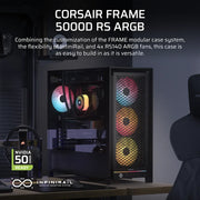 Boîtier PC Corsair FRAME 5000D RS ARGB — conception modulaire