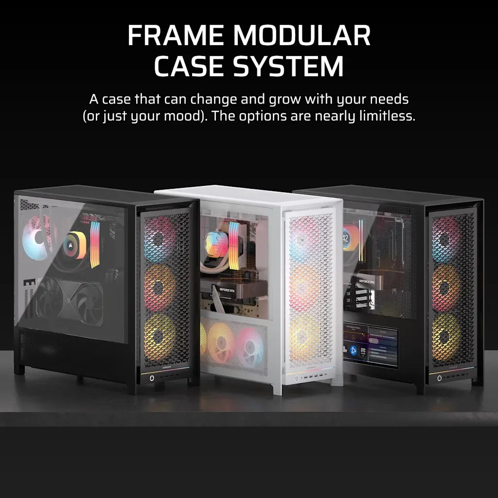 Corsair FRAME 5000D RS ARGB Modular Mid-Tower PC Case Black
