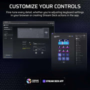 Corsair Galleon 100 SD Mechanical Gaming Keyboard with Stream Deck - Black view 3