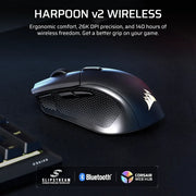 Souris Corsair HARPOON v2 sans fil