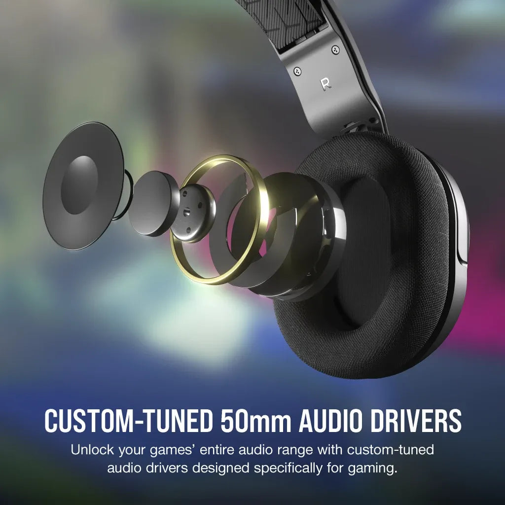 Corsair HS35 SURROUND v2 Multiplatform Gaming Headset Carbon