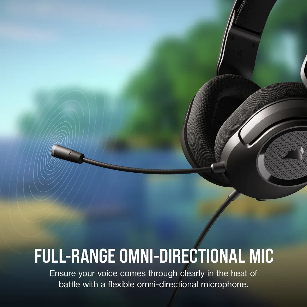 Corsair HS35 SURROUND v2 Multiplatform Gaming Headset Carbon