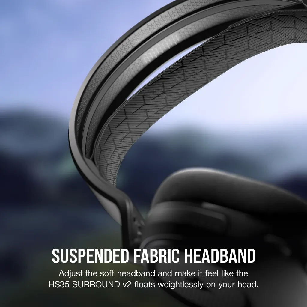 Corsair HS35 SURROUND v2 Multiplatform Gaming Headset Carbon