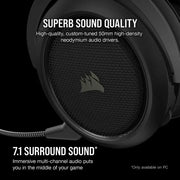 Casque d’écoute Corsair HS70 PRO sans fil
