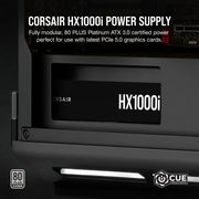 Bloc d’alimentation Corsair HX1000i Fully — conception modulaire