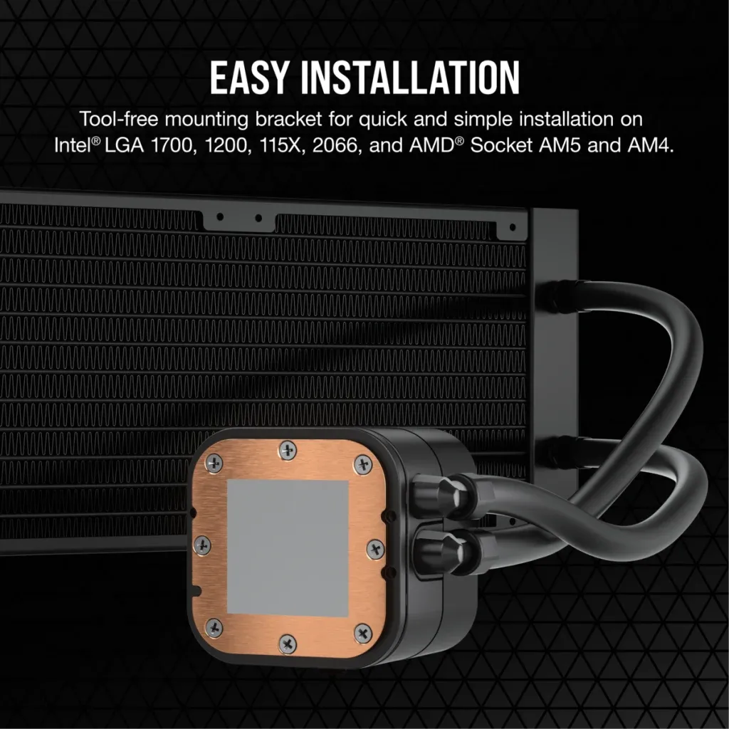Corsair iCUE H100x RGB ELITE Liquid CPU Cooler