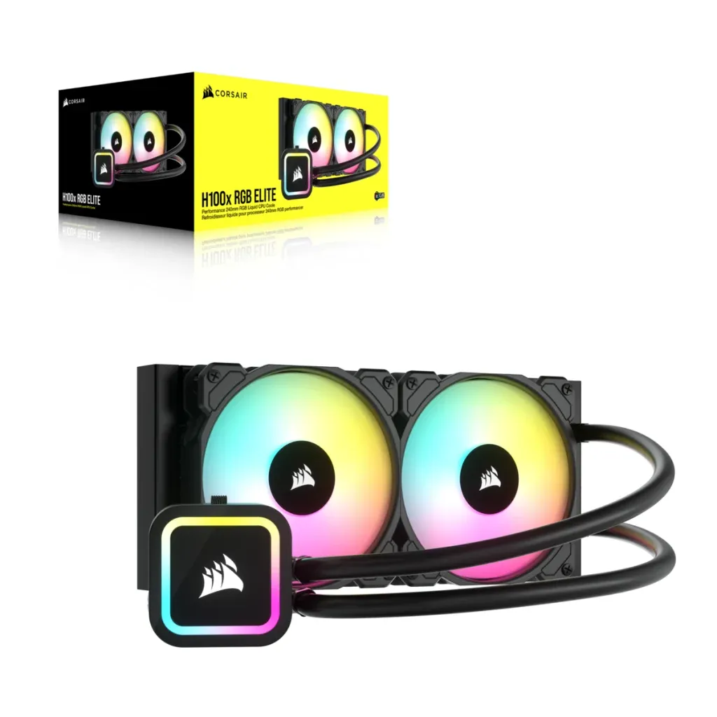 Corsair iCUE H100x RGB ELITE Liquid CPU Cooler