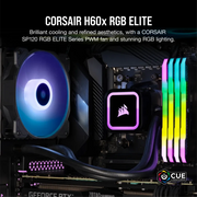 Refroidisseur de processeur Corsair iCUE H60x RGB ELITE