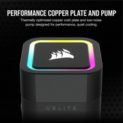 Refroidisseur de processeur Corsair iCUE H60x RGB ELITE