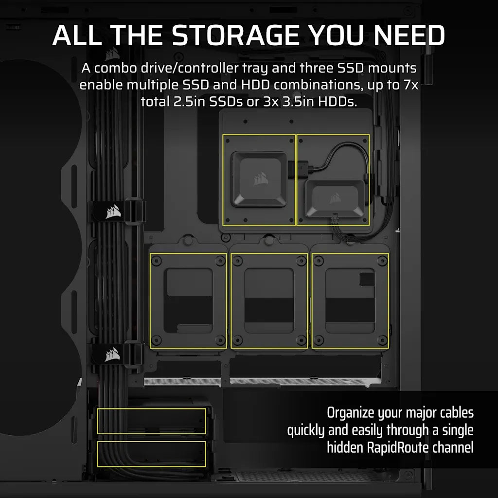 Corsair iCUE LINK 5000T LX RGB Mid-Tower High-Performance PC Case