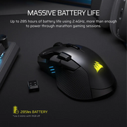Souris Corsair IRONCLAW sans fil SE