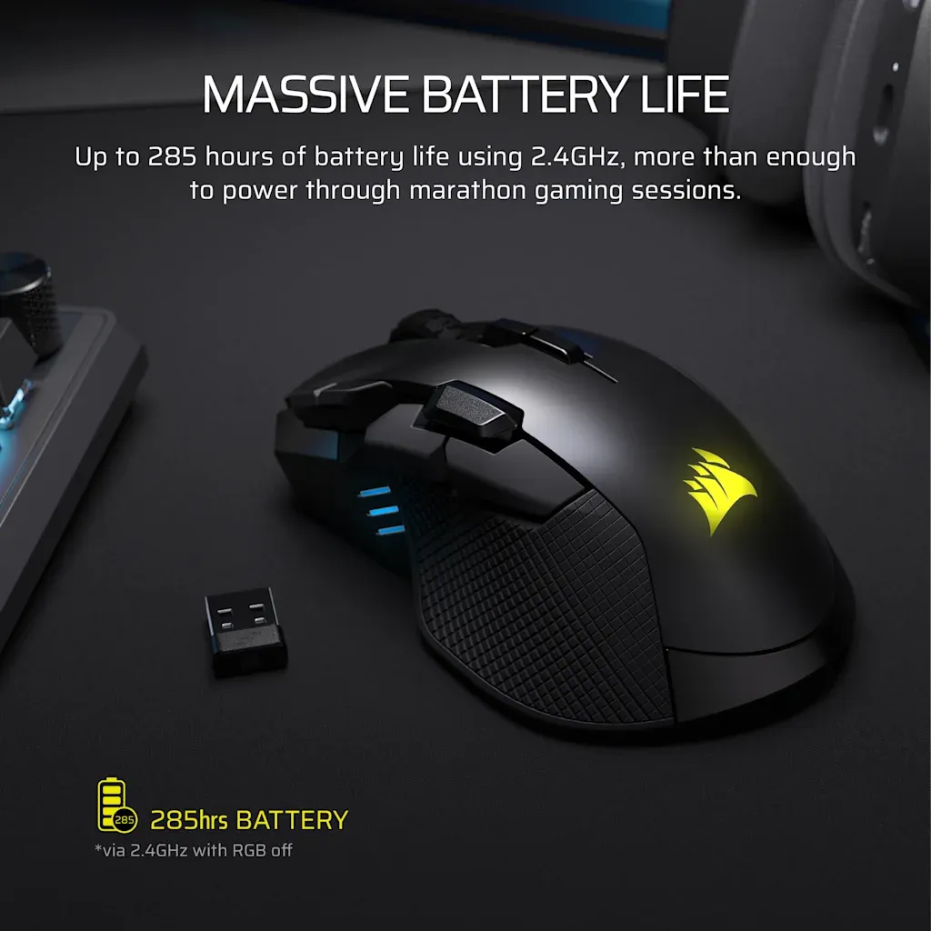 Corsair IRONCLAW Wireless SE Gaming Mouse 26K DPI Black