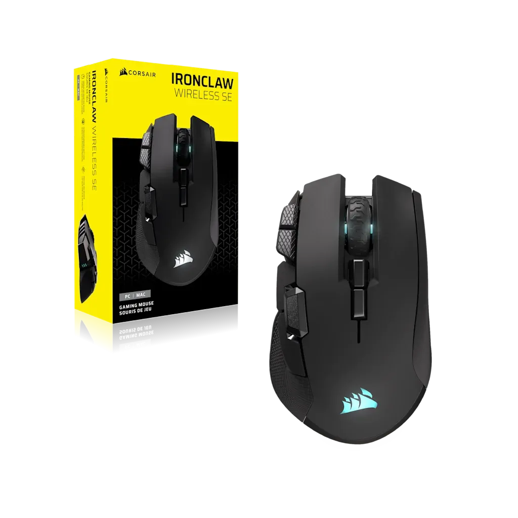 Corsair IRONCLAW Wireless SE Gaming Mouse 26K DPI Black