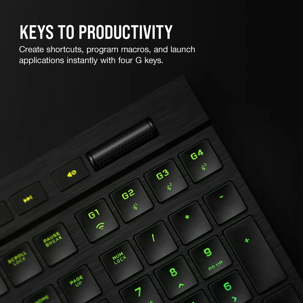 Corsair K100 AIR Wireless RGB Ultra-Thin Mechanical Gaming Keyboard CHERRY MX Black