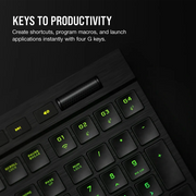 Clavier Corsair K100 AIR sans fil RGB Ultra-Thin mécanique — commutateurs CHERRY MX