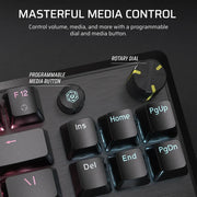 Corsair K70 CORE TKL RGB Mechanical Gaming Keyboard - Black