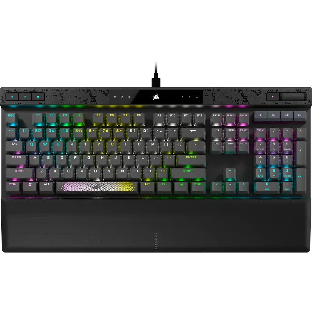 Corsair K70 MAX RGB Magnetic-Mechanical Gaming Keyboard MGX Switches Steel Grey