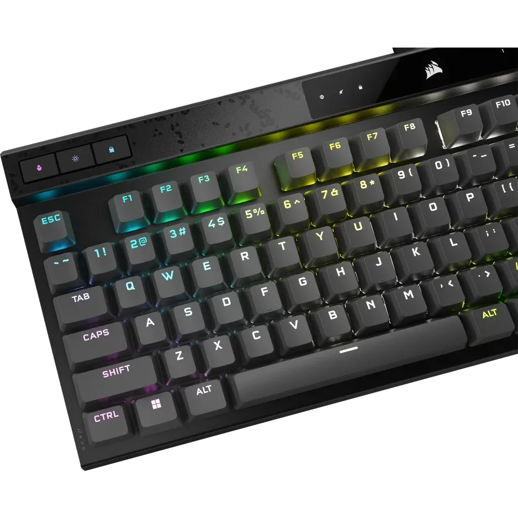 Corsair K70 MAX RGB Magnetic-Mechanical Gaming Keyboard MGX Switches Steel Grey