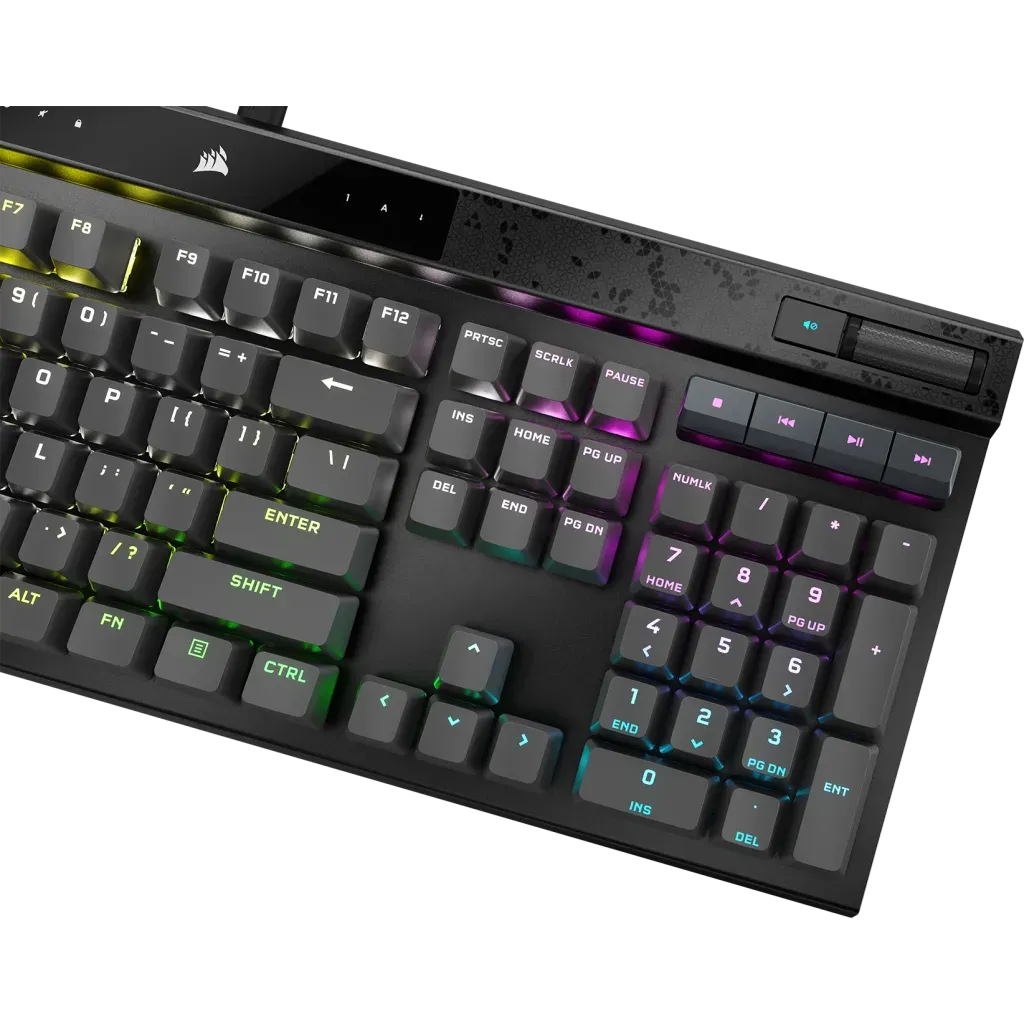 Corsair K70 MAX RGB Magnetic-Mechanical Gaming Keyboard MGX Switches Steel Grey