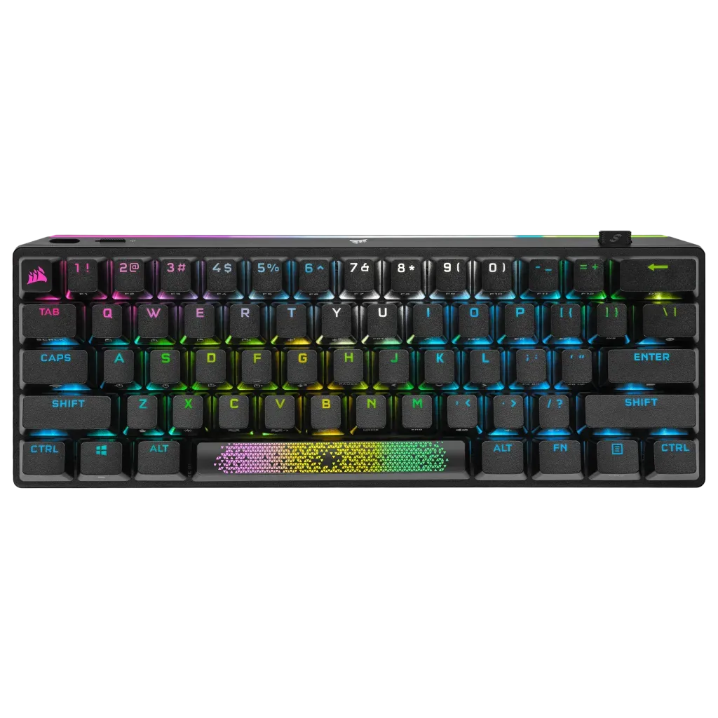 Corsair K70 PRO MINI WIRELESS 60% Mechanical CHERRY MX Red Switch Keyboard with RGB Backlighting Black