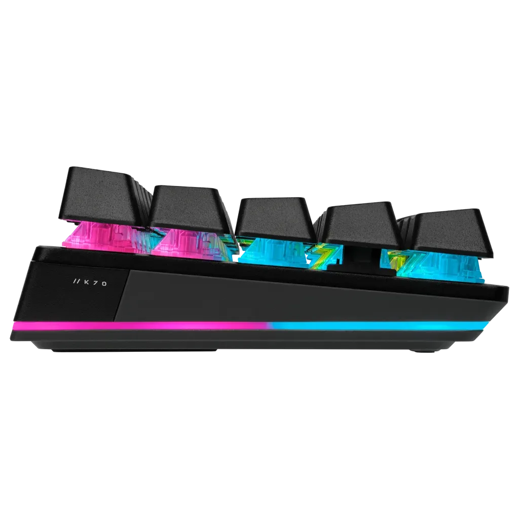 Corsair K70 PRO MINI WIRELESS 60% Mechanical CHERRY MX Red Switch Keyboard with RGB Backlighting Black