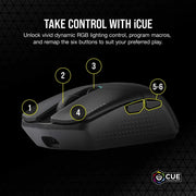 Souris Corsair KATAR ELITE sans fil