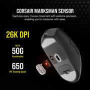 Souris Corsair KATAR ELITE sans fil