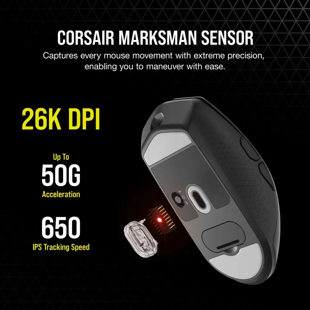 Corsair KATAR ELITE WIRELESS Gaming Mouse 26K DPI Black