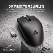 Corsair KATAR PRO Wireless Gaming Mouse 10K DPI - Black