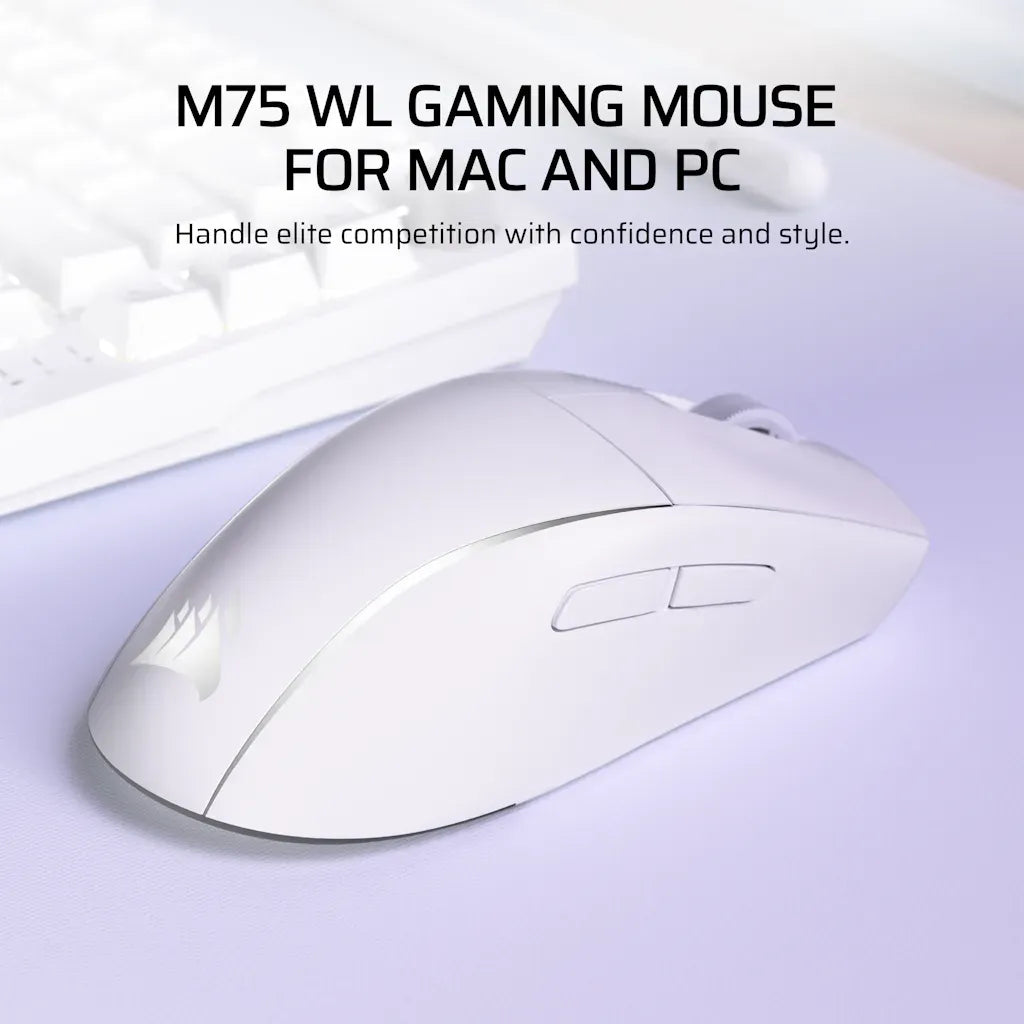 Corsair M75 WIRELESS Lightweight RGB Gaming Mouse Glacier Blue