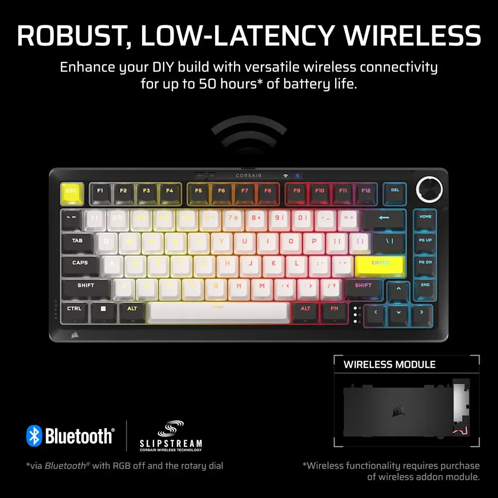 Corsair MAKR PRO 75 Hall Effect DIY Keyboard Black