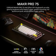 Clavier Corsair MAKR PRO 75 effet Hall DIY