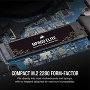 SSD M.2 NVMe Corsair MP600 ELITE 1 To PCIe Gen4 x4