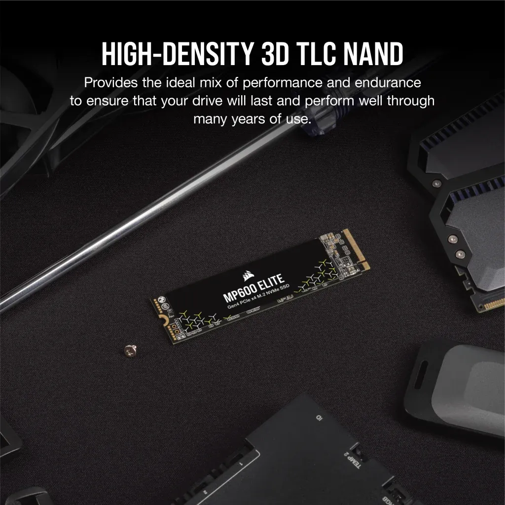 Corsair MP600 ELITE 1TB PCIe Gen4 x4 NVMe M.2 SSD