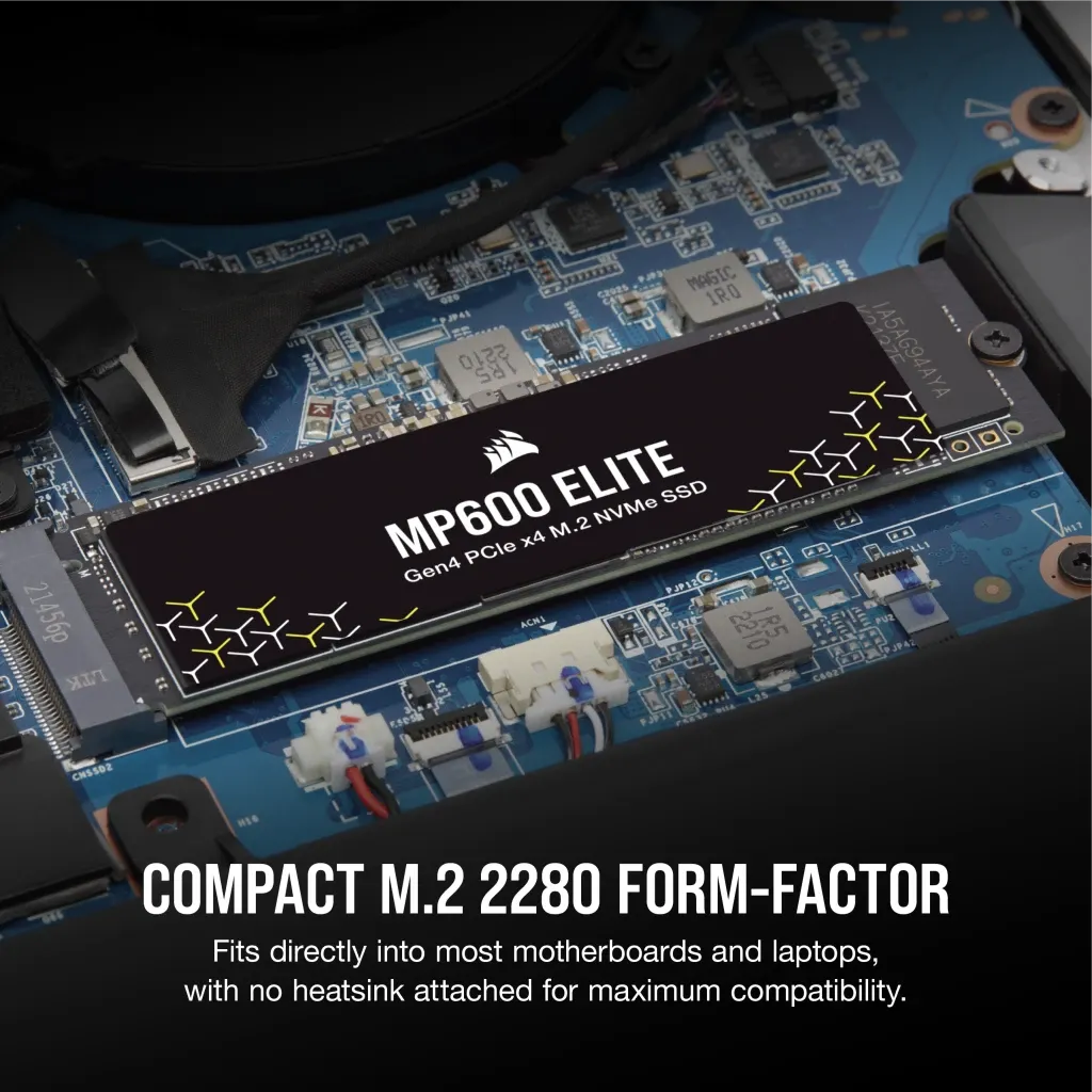 Corsair MP600 ELITE 1TB PCIe Gen4 x4 NVMe M.2 SSD