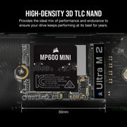 SSD Corsair MP600 MINI 1 To PCIe Gen4 x4 NVMe M.2 2230
