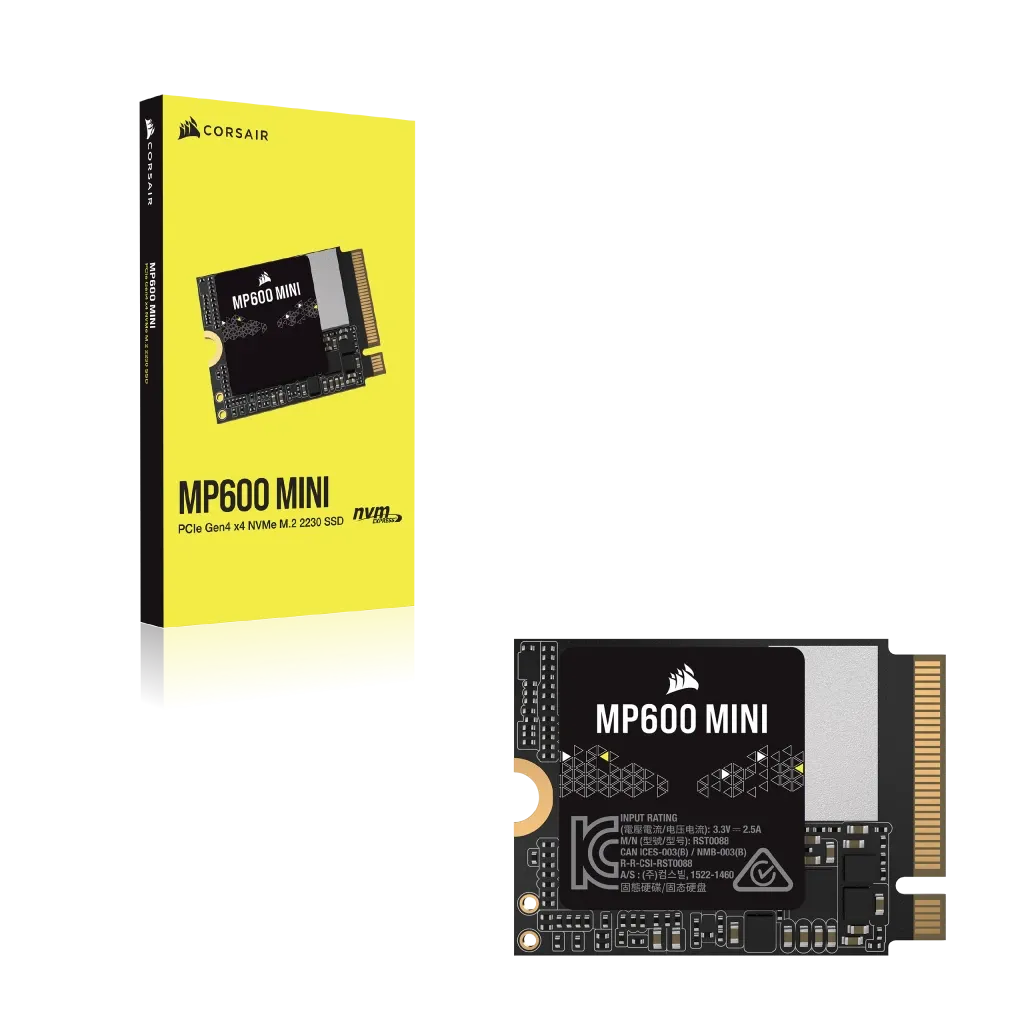 Corsair MP600 MINI 1TB PCIe Gen4 x4 NVMe M.2 2230 SSD