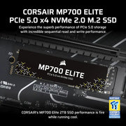 SSD M.2 NVMe Corsair MP700 ELITE 1 To PCIe 5.0 x4