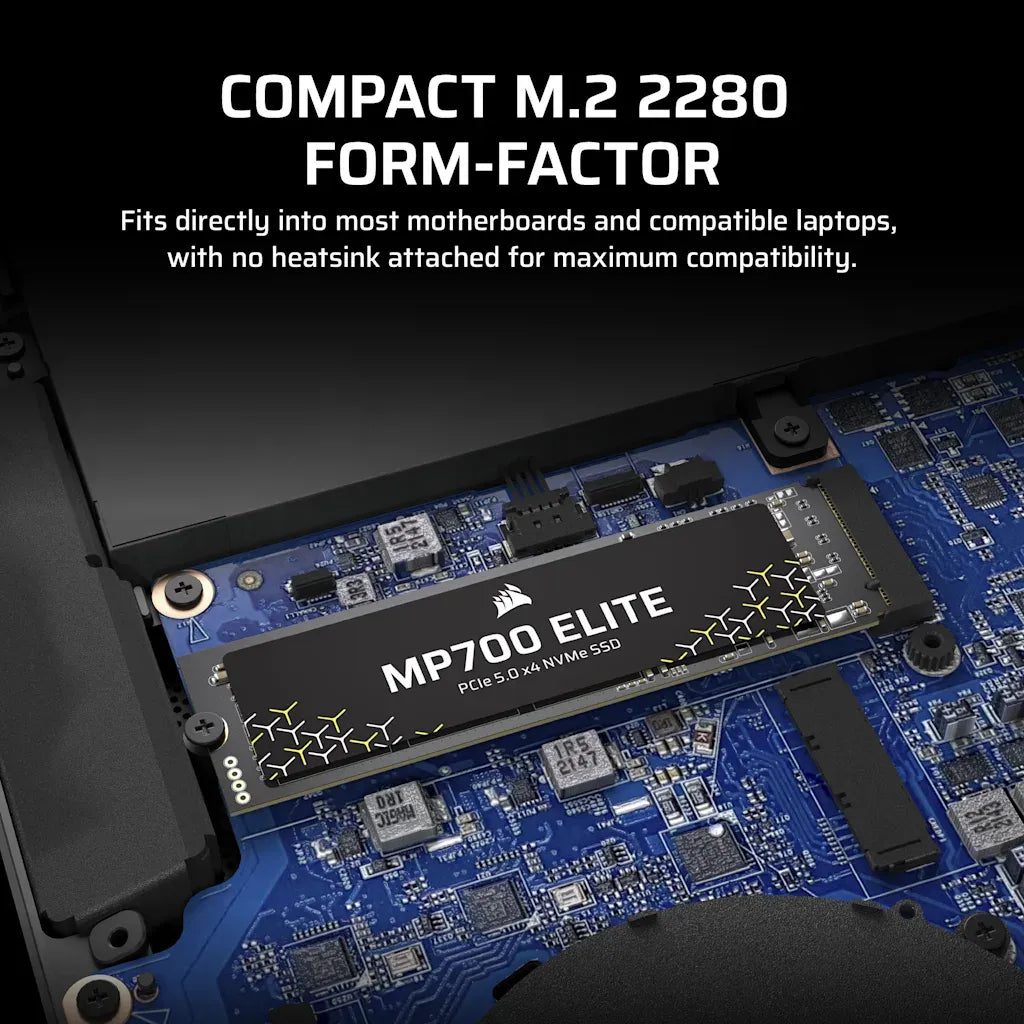 Corsair MP700 ELITE 1TB PCIe 5.0 x4 NVMe M.2 SSD