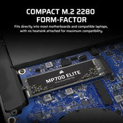 SSD M.2 NVMe Corsair MP700 ELITE 4 To PCIe 5.0 x4