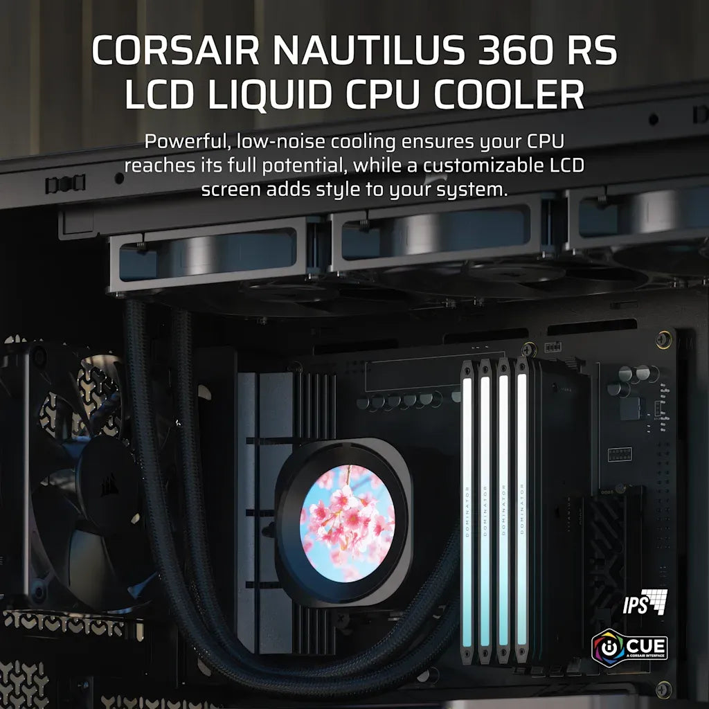 Corsair NAUTILUS 360 RS LCD Liquid CPU Cooler