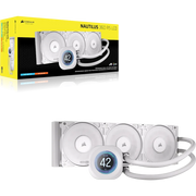 Corsair NAUTILUS 360 RS LCD Liquid CPU Cooler - White