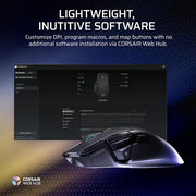Souris Corsair NIGHTSWORD v2 sans fil SD Stream Deck