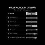 Corsair RM750e Alimentation ATX entièrement modulaire 750 W – Noir — conception modulaire