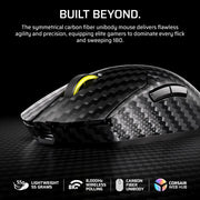 Souris Corsair SABRE v2 PRO Carbon Fiber sans fil