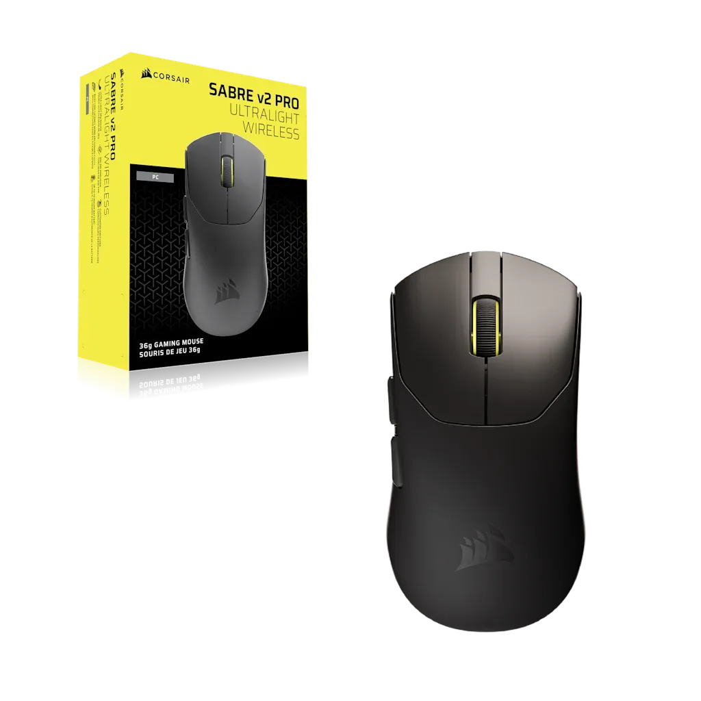 Corsair SABRE v2 PRO Ultralight Wireless Gaming Mouse 33K DPI Black