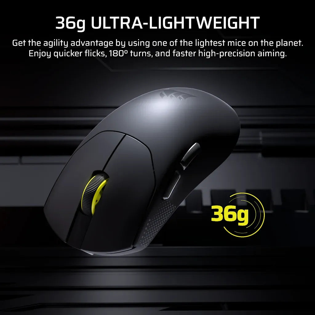Corsair SABRE v2 PRO Ultralight Wireless Gaming Mouse 33K DPI Black