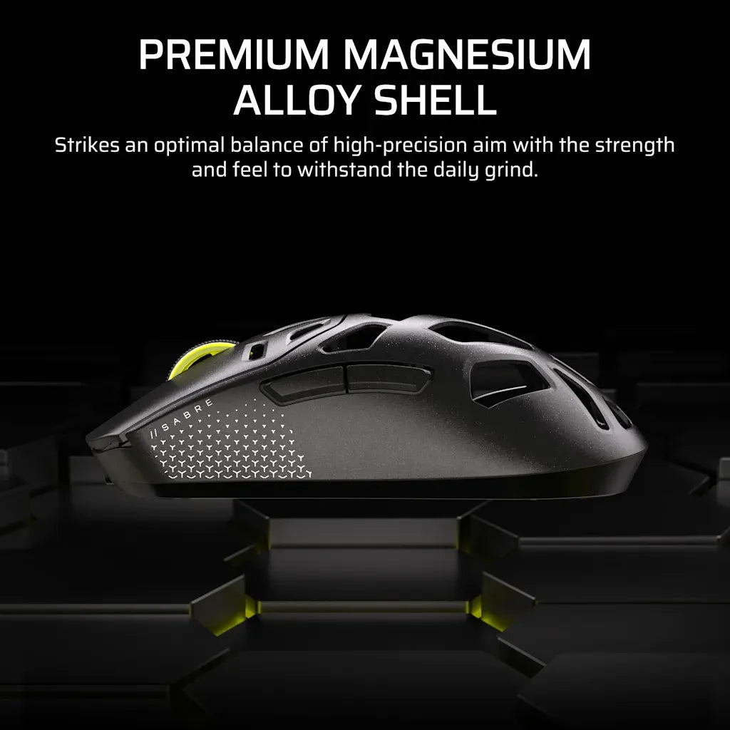 Corsair SABRE v2 PRO Wireless Magnesium Alloy Gaming Mouse 33K DPI Black