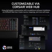Clavier Corsair VANGUARD 96 sans fil mécanique