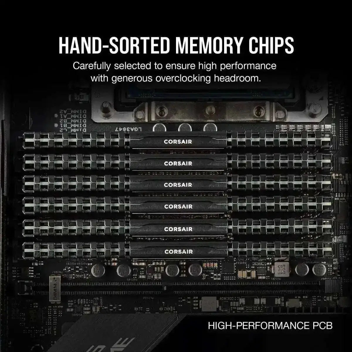 Corsair Vengeance LPX 32 Go DDR4 3200 MHz Kit de mémoire RAM – Noir — DDR4